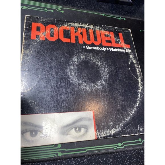 Rockwell Somebody’s Watching Me 1984 Motown 6052ML EX 1st pressing In Shrink - Picture 1 of 2